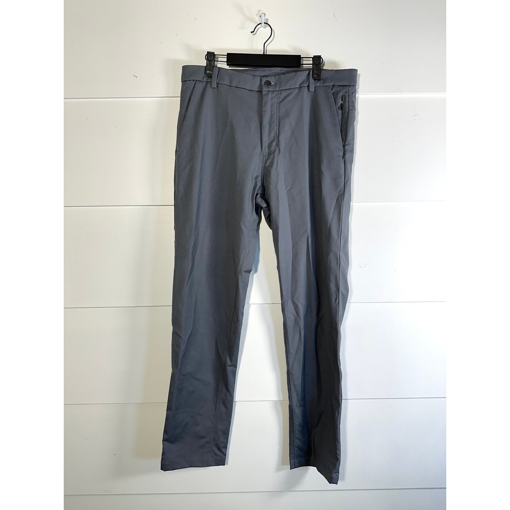 Lululemon 33 Mens Commission Pants Slim‎ in Charcoal gray chino athletic golf
